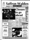 Saffron Walden Weekly News Thursday 25 July 1996 Page 1