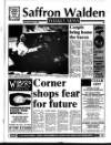 Saffron Walden Weekly News Thursday 12 September 1996 Page 1