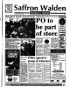 Saffron Walden Weekly News Thursday 21 November 1996 Page 1