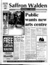 Saffron Walden Weekly News Thursday 22 May 1997 Page 1