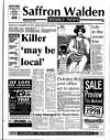 Saffron Walden Weekly News Thursday 19 June 1997 Page 1