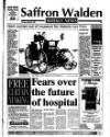 Saffron Walden Weekly News Thursday 23 October 1997 Page 1