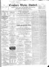 Croydon's Weekly Standard Saturday 16 January 1864 Page 1