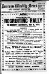 Runcorn Weekly News Friday 01 October 1915 Page 1