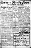 Runcorn Weekly News Friday 16 November 1917 Page 1