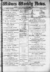 Widnes Weekly News and District Reporter Saturday 28 September 1878 Page 1