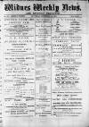 Widnes Weekly News and District Reporter Saturday 14 December 1878 Page 1