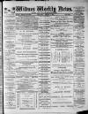 Widnes Weekly News and District Reporter Saturday 09 August 1879 Page 1