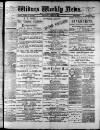 Widnes Weekly News and District Reporter Saturday 21 April 1883 Page 1