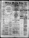 Widnes Weekly News and District Reporter Saturday 27 October 1883 Page 1