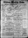 Widnes Weekly News and District Reporter Saturday 01 March 1884 Page 1