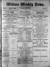 Widnes Weekly News and District Reporter Saturday 19 July 1884 Page 1