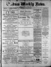 Widnes Weekly News and District Reporter Saturday 30 August 1884 Page 1