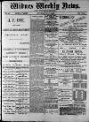 Widnes Weekly News and District Reporter Saturday 04 July 1885 Page 1