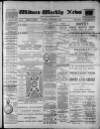 Widnes Weekly News and District Reporter Saturday 06 November 1886 Page 1
