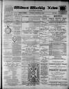 Widnes Weekly News and District Reporter Saturday 11 December 1886 Page 1