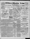 Widnes Weekly News and District Reporter Saturday 09 February 1889 Page 1
