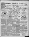 Widnes Weekly News and District Reporter Saturday 02 March 1889 Page 1