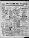 Widnes Weekly News and District Reporter Saturday 30 November 1889 Page 1