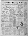Widnes Weekly News and District Reporter Saturday 01 March 1890 Page 1
