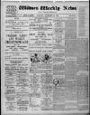 Widnes Weekly News and District Reporter Saturday 20 September 1890 Page 1