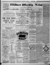Widnes Weekly News and District Reporter Saturday 08 November 1890 Page 1