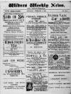 Widnes Weekly News and District Reporter Saturday 04 February 1893 Page 1
