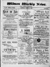 Widnes Weekly News and District Reporter Saturday 11 March 1893 Page 1