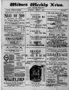 Widnes Weekly News and District Reporter Saturday 05 August 1893 Page 1