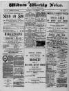 Widnes Weekly News and District Reporter Saturday 04 November 1893 Page 1
