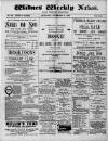Widnes Weekly News and District Reporter Saturday 11 November 1893 Page 1