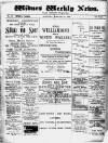 Widnes Weekly News and District Reporter Saturday 27 January 1894 Page 1