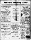 Widnes Weekly News and District Reporter Saturday 03 November 1894 Page 1