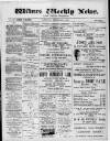 Widnes Weekly News and District Reporter Saturday 09 February 1895 Page 1