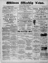 Widnes Weekly News and District Reporter Saturday 18 May 1895 Page 1