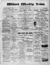 Widnes Weekly News and District Reporter Saturday 13 July 1895 Page 1