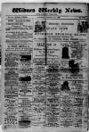 Widnes Weekly News and District Reporter Saturday 22 January 1898 Page 1