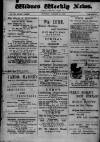 Widnes Weekly News and District Reporter Saturday 14 January 1899 Page 1