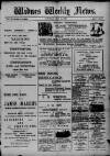 Widnes Weekly News and District Reporter Saturday 13 May 1899 Page 1
