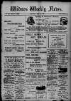 Widnes Weekly News and District Reporter Saturday 27 May 1899 Page 1