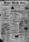 Widnes Weekly News and District Reporter Saturday 03 June 1899 Page 1