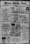 Widnes Weekly News and District Reporter Saturday 29 July 1899 Page 1