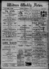 Widnes Weekly News and District Reporter Saturday 02 September 1899 Page 1