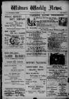 Widnes Weekly News and District Reporter Saturday 10 March 1900 Page 1