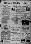 Widnes Weekly News and District Reporter Saturday 21 April 1900 Page 1