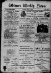 Widnes Weekly News and District Reporter Saturday 16 June 1900 Page 1