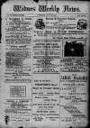 Widnes Weekly News and District Reporter Saturday 30 June 1900 Page 1