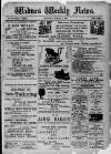 Widnes Weekly News and District Reporter Saturday 03 August 1901 Page 1