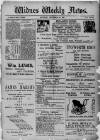 Widnes Weekly News and District Reporter Saturday 21 September 1901 Page 1