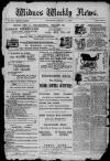 Widnes Weekly News and District Reporter Saturday 11 January 1902 Page 1